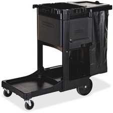 RUB1861430 - Rubbermaid Commercial Executive Janitor Cleaning Cart