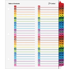 CRD60990 - Cardinal OneStep Printable Dividers