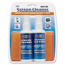 EMP47071 - Emzone LED, LCD & Plasma Screen Cleaner with Cloth Kit (2 Pack) - Spray