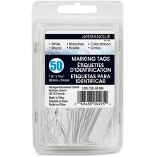 MGE10247301 - Merangue 50 Pack White Strung Tags