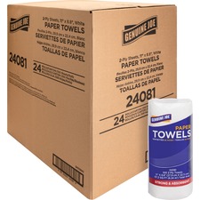 GJO24081 - Genuine Joe 2-ply Household Roll Paper Towels