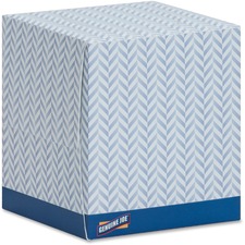 GJO26085 - Genuine Joe Cube Box Facial Tissue