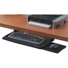 FEL8031201 - Fellowes Deluxe Keyboard Drawer With Soft Touch Wrist Rest