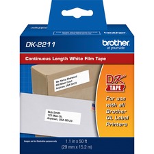 BRTDK2211 - Brother Continuous Length White Film DK Tape