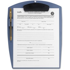 STX41101B12C - Storex Deluxe Poly Clipboard