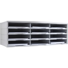 STX61601B01R - Storex 12-Compartment Litreature Organizers