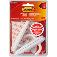 MMM17003CVP - Command Large Hooks Value Pack, 17003C-VP