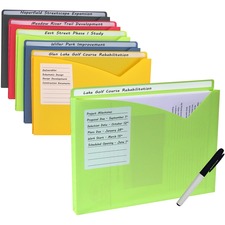 CLI63160 - C-Line Write-on Poly File Jackets