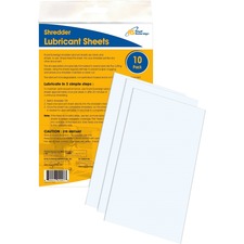 RSIRSSLS - Royal Sovereign shredder lubricant sheets