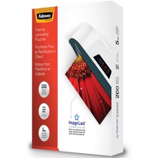 FEL5245301 - Fellowes Thermal Laminating Pouches - ImageLast&trade;, Jam Free, Letter, 5mil, 200 pack
