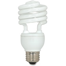 SDNS6271 - Satco 18-watt T2 Spiral CFL Bulb 3-pack