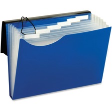 PFX67440BLU - Pendaflex Expandable Letter-size 7-Pocket Poly File