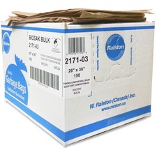 RLS217103 - Biosak 2100 Series Compostable Brown Trash Bags