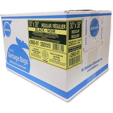 RLS266301 - Ralston Black Regular-Strength Industrial Bags
