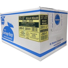 RLS266501 - Ralston Black Regular-Strength Industrial Bags
