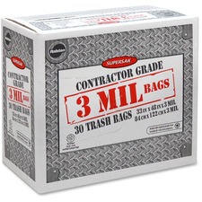 RLS37901 - Supersak Contractor Grade 3 Mil Trash Bags