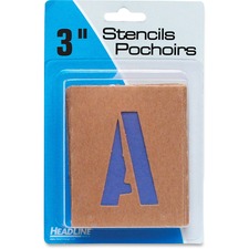 USS103 - U.S. Stamp & Sign Brown Paper Letters/Numbers Stencils