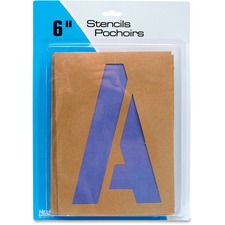 USS106 - U.S. Stamp & Sign Brown Paper Letters/Numbers Stencils