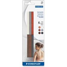 STD2490BK1A6 - Staedtler Hard Pastel Charcoal Sticks