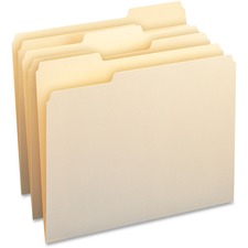 BSN43576 - Business Source 1/3-cut Cutless Manila File Folders
