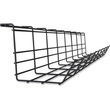 LLR25991 - Lorell Active Office Mounting Tray for Cable - Black
