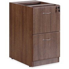 LLR69986 - Lorell Essentials Series Walnut Hanging Pedestal