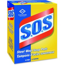CLO01177 - S.O.S Steel Wool Soap Pads