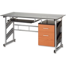 HTWKA115526CG - Heartwood Kuma Storage Pedestal Glass Desk