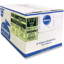 RLS267301 - Ralston Industrial Garbage Bags 2600 Series - EcoLogo Recycled Black