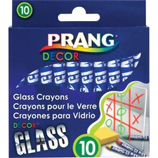 DIX74010 - Prang Decor Glass Crayons