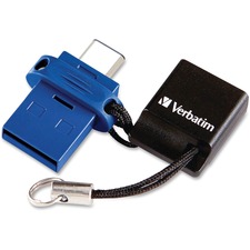 VER99155 - Verbatim USB-C Store 'n' Go Dual USB Flash Drive