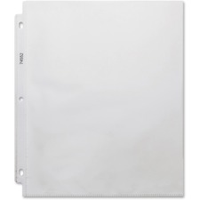 BSN74552 - Business Source Top-loading 3-hole Sheet Protectors