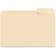 BSN99723 - Business Source 1/3-cut Tab Legal Manila File Folders