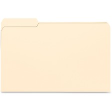 BSN99724 - Business Source 1/3-cut Tab Legal Manila File Folders