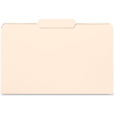 BSN99725 - Business Source 1/3-cut Tab Legal Manila File Folders