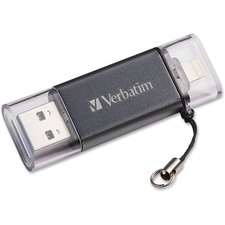 VER49304 - Verbatim 16GB iStore 'n' Go Dual USB 3.0/Lighting Flash Drive