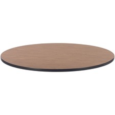 LLR99897 - Lorell Medium Oak Laminate Round Activity Tabletop