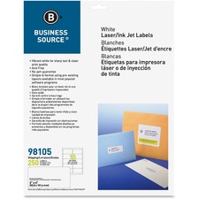 BSN98105 - Business Source Bright White Premium-quality Shipping Labels