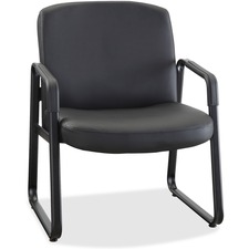LLR84587 - Lorell Big and Tall Leather Guest Chair