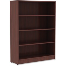 LLR99784 - Lorell Mahogany Laminate Bookcase