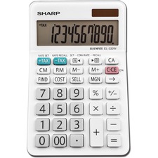 SHREL330WB - Sharp Calculators EL-330WB 10-Digit Professional Desktop Calculator