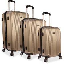 MLGLABS100CH - MANCINI Santa Barbara Carrying Case (Roller) Luggage, Travel Essential - Champagne