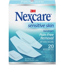 MMMSSB20A - Nexcare Sensitive Skin Bandages