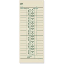 TOP9351100 - TOPS Manila Bilingual Weekly Time Cards