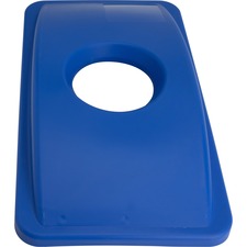 GJO98219 - Genuine Joe 23-Gal Recycling Bin Round Cutout Lid