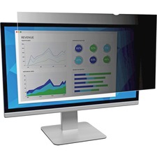 MMMPF220W1B - 3M Privacy Filter for 22" Widescreen Monitor (16:10) (PF220W1B) Black, Matte, Glossy
