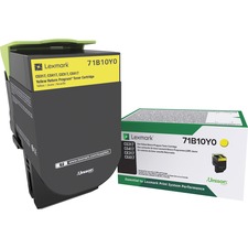 LEX71B10Y0 - Lexmark Toner Cartridge - Yellow