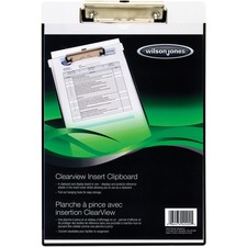 WLJ42404 - Wilson Jones Clearview Insert Clipboard