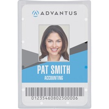 AVT97100 - Advantus Clear ID Card Holders