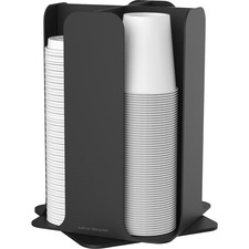 EMSCDISPBLK - Mind Reader Totem Breakroom Cup/Lid Holder
